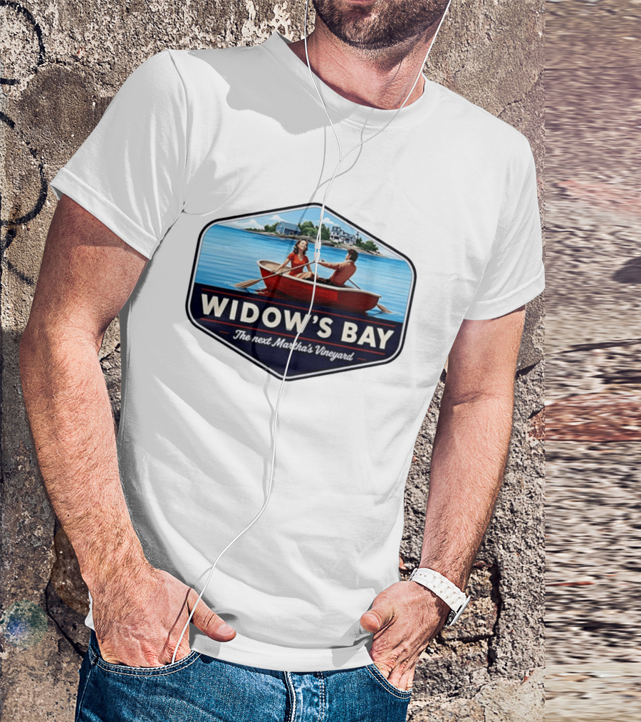 Widow's Bay Scenic Boating Couple The Next Martha's Vineyard T-Shirt