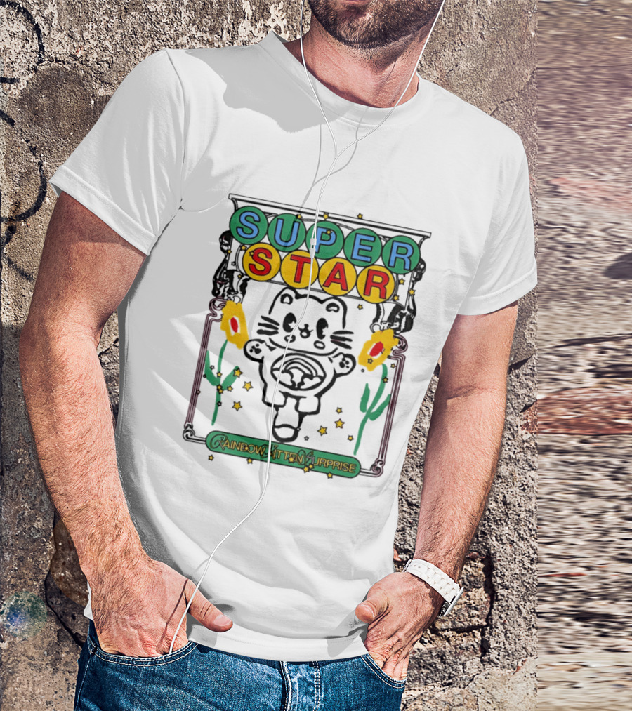 Super Star Rainbow Kitten Surprise RKS Indie Rock T-Shirt