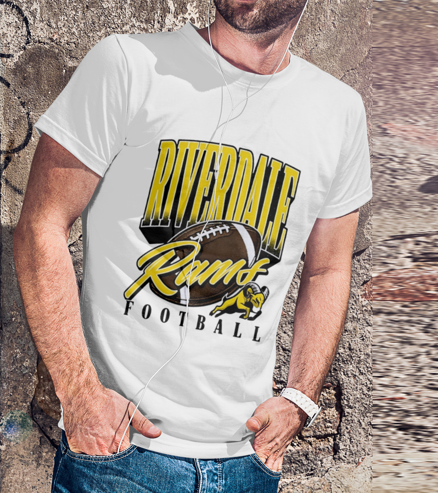 Riverdale Rams Football Varsity Sports Team T-Shirt
