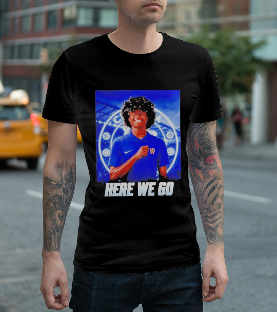 Benji Flowers Chelsea Football Here We Go T-Shirt