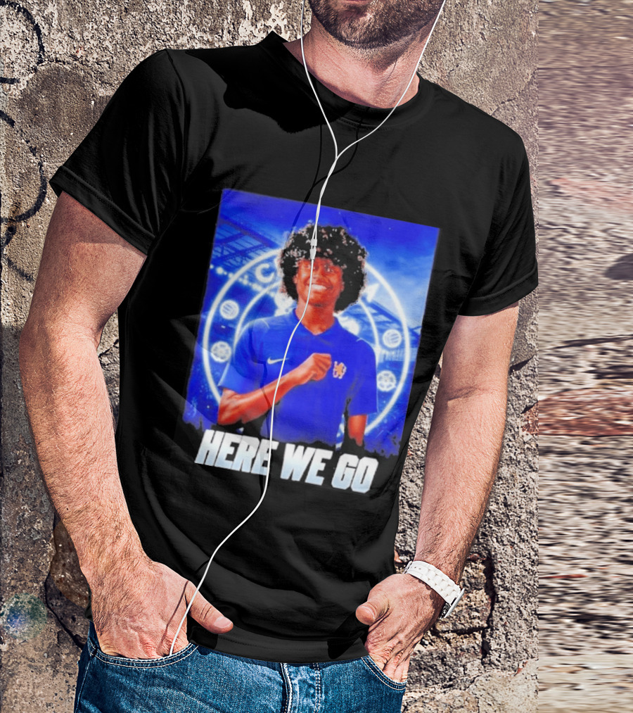 Benji Flowers Chelsea Football Here We Go T-Shirt