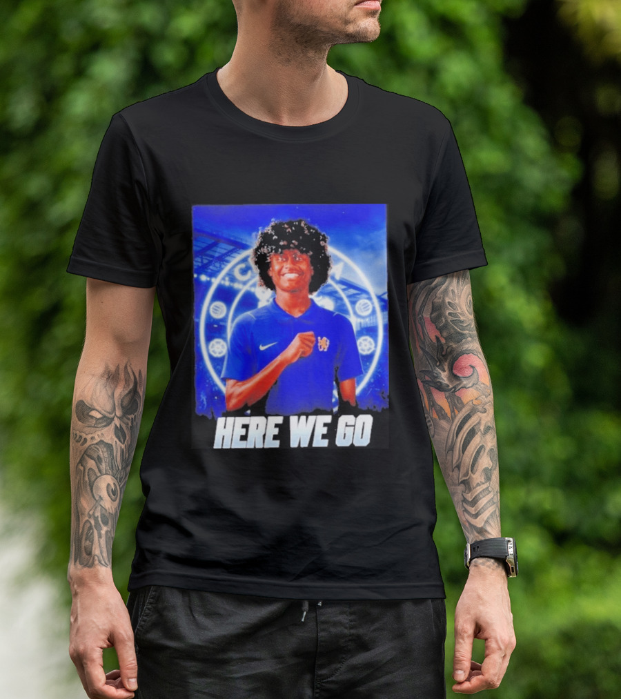 Benji Flowers Chelsea Football Here We Go T-Shirt