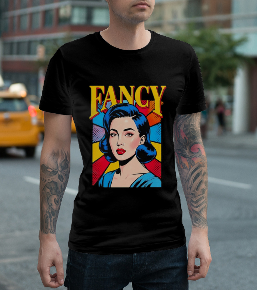 Fancy Pop Art Comic Woman T-Shirt