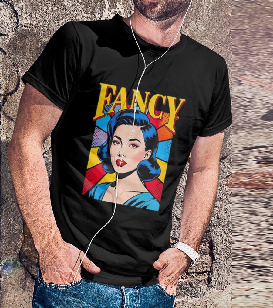 Fancy Pop Art Comic Woman T-Shirt