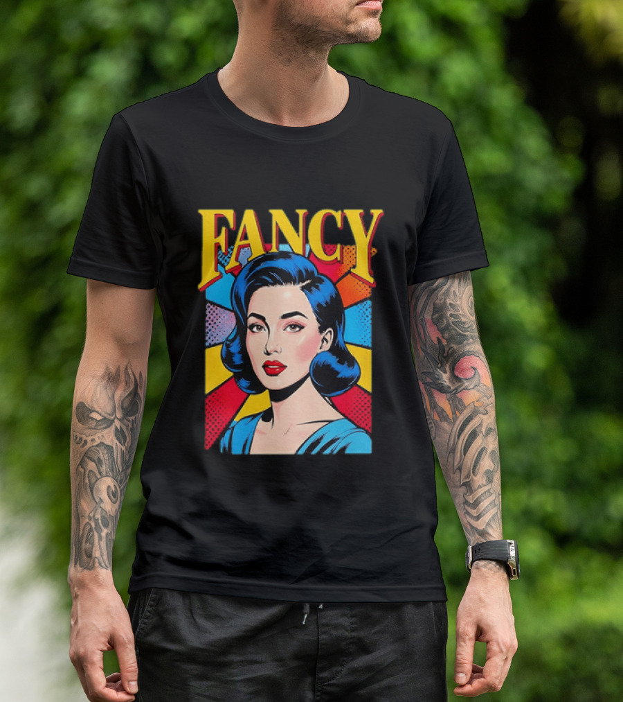 Fancy Pop Art Comic Woman T-Shirt