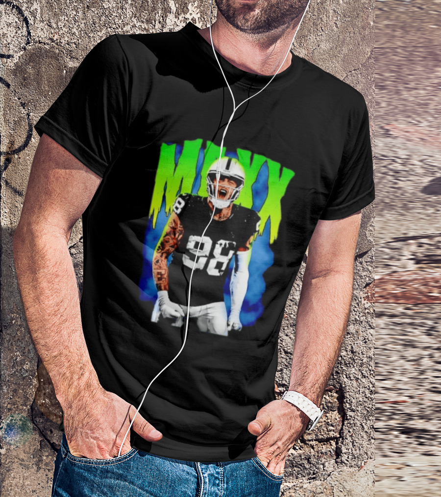 Maxx Crosby 98 Las Vegas Raiders Football Player Jersey T-Shirt