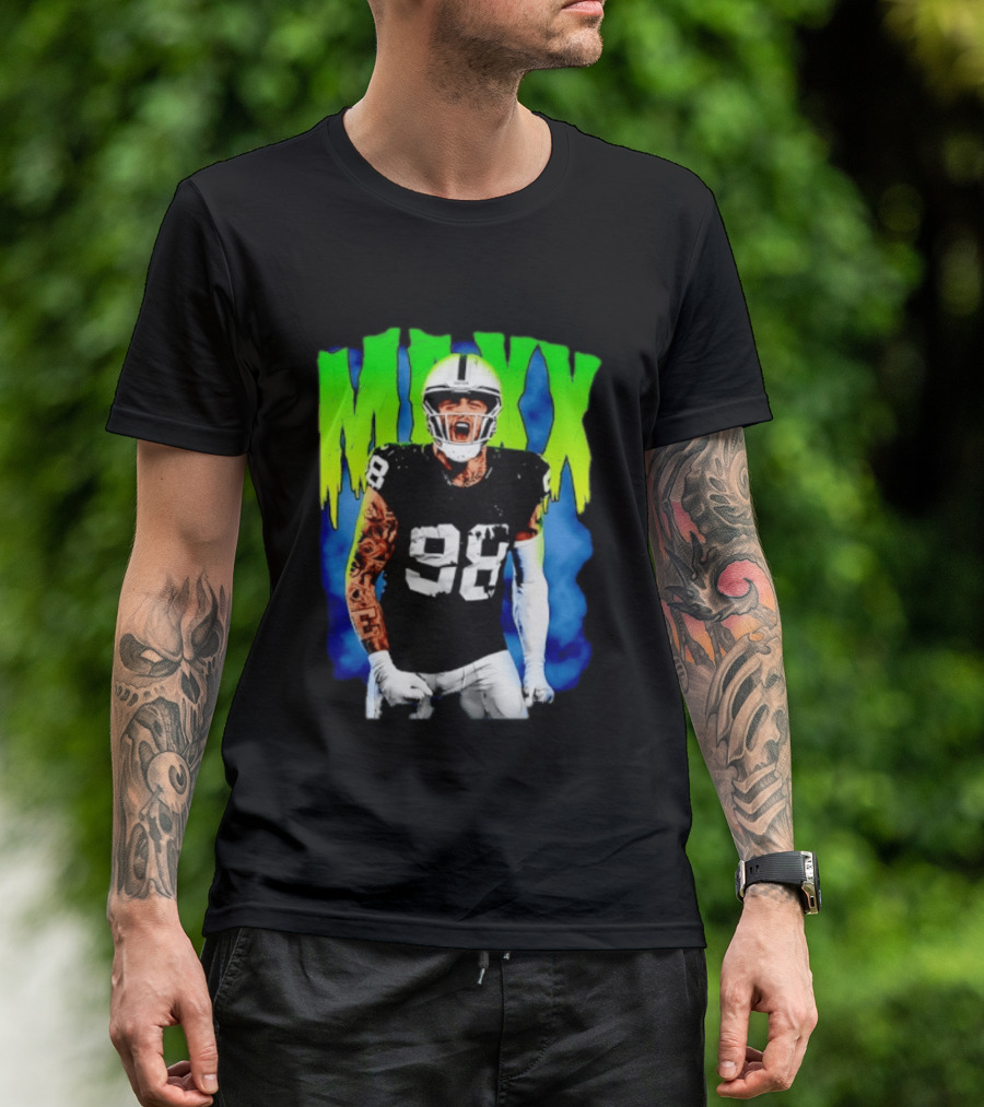 Maxx Crosby 98 Las Vegas Raiders Football Player Jersey T-Shirt