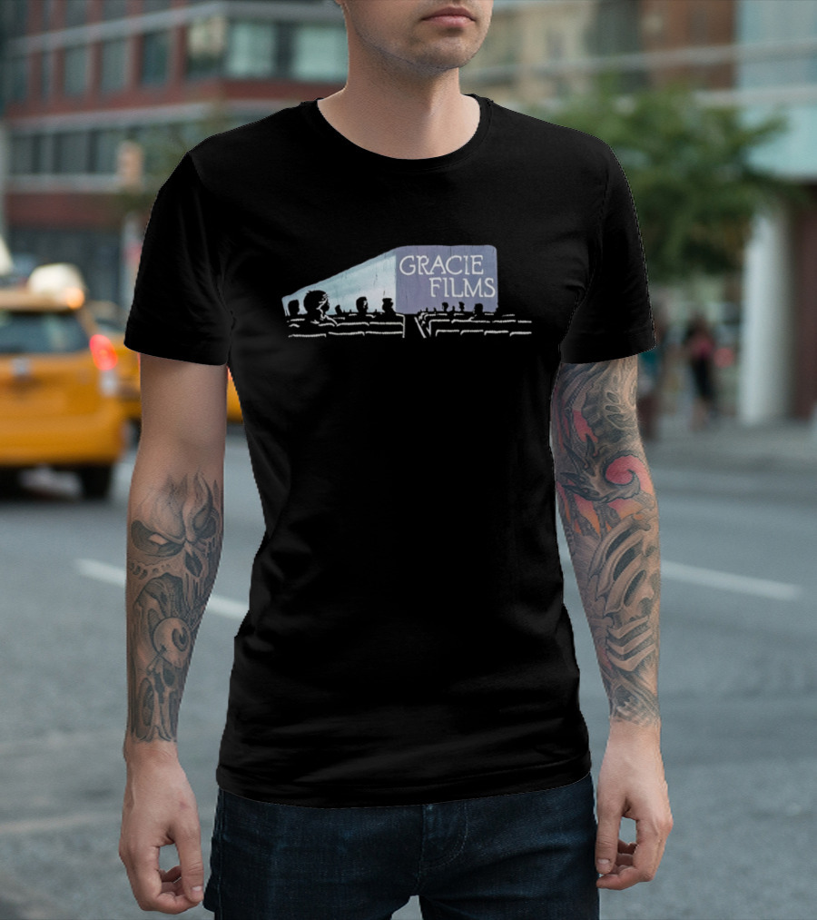 Gracie Films Cinema Screen The Simpsons Movie Theater Comedy Television T-Shirt