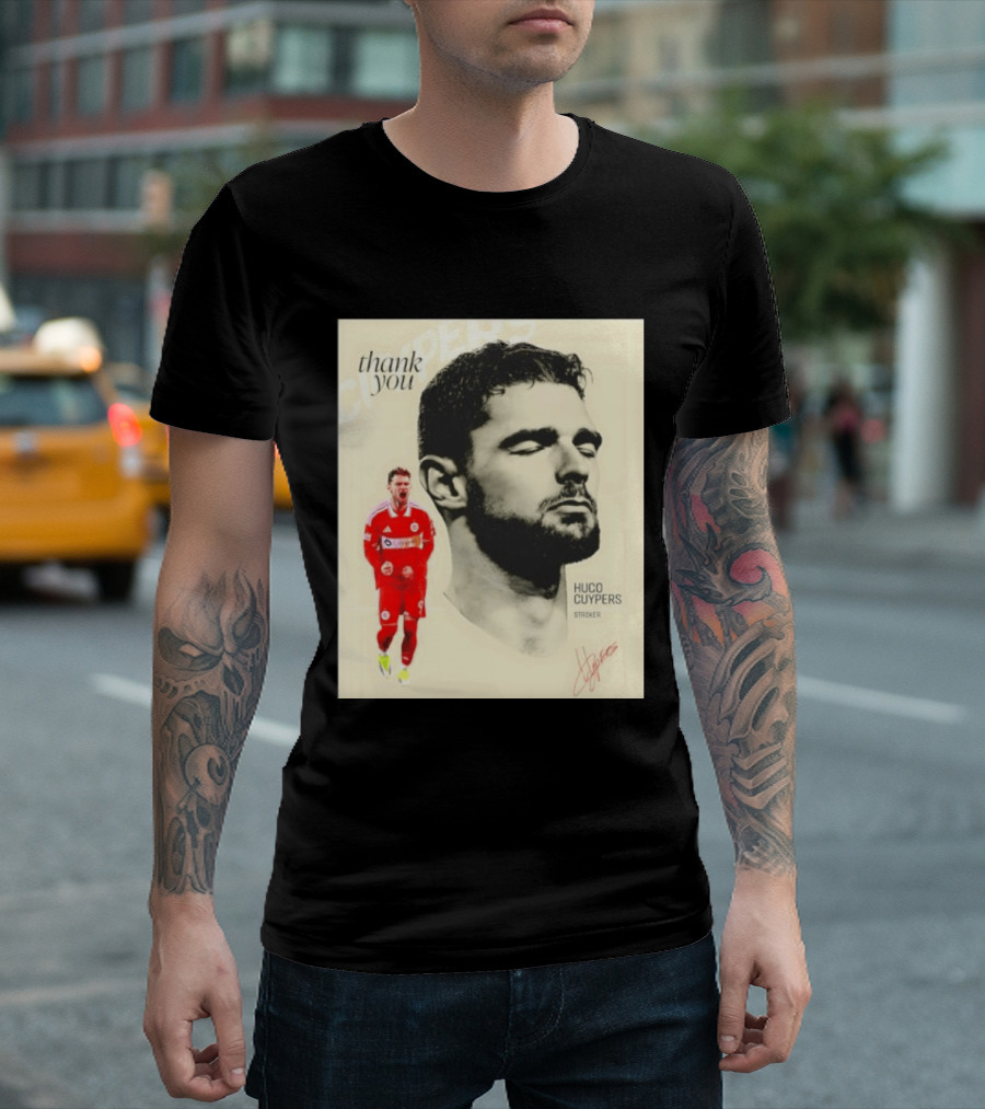 Hugo Cuypers Striker Thank You Chicago Fire FC T-Shirt