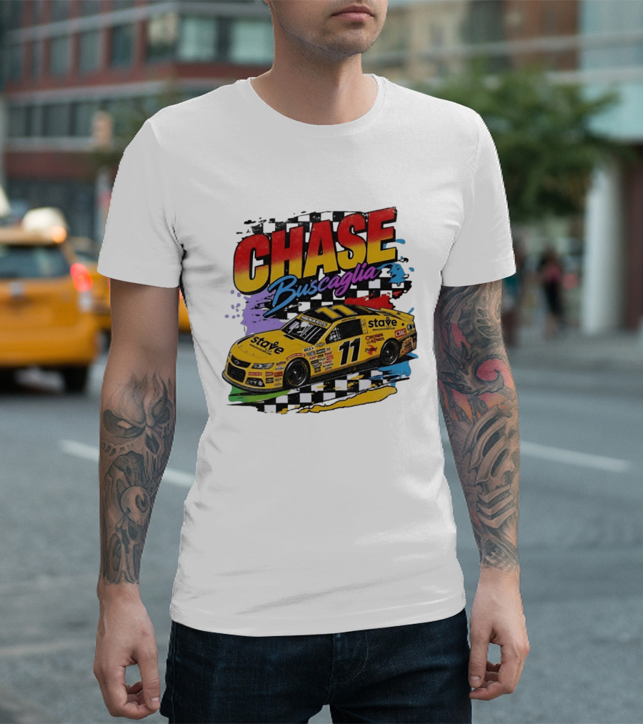 Chase Buscaglia Stave Racing Car 11 Bootleg T-Shirt