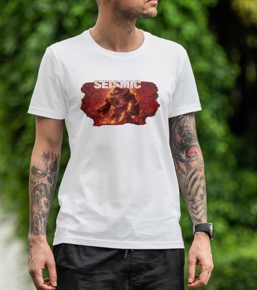 Seismic Magnitude Lava Golem Erupts With Power T-Shirt