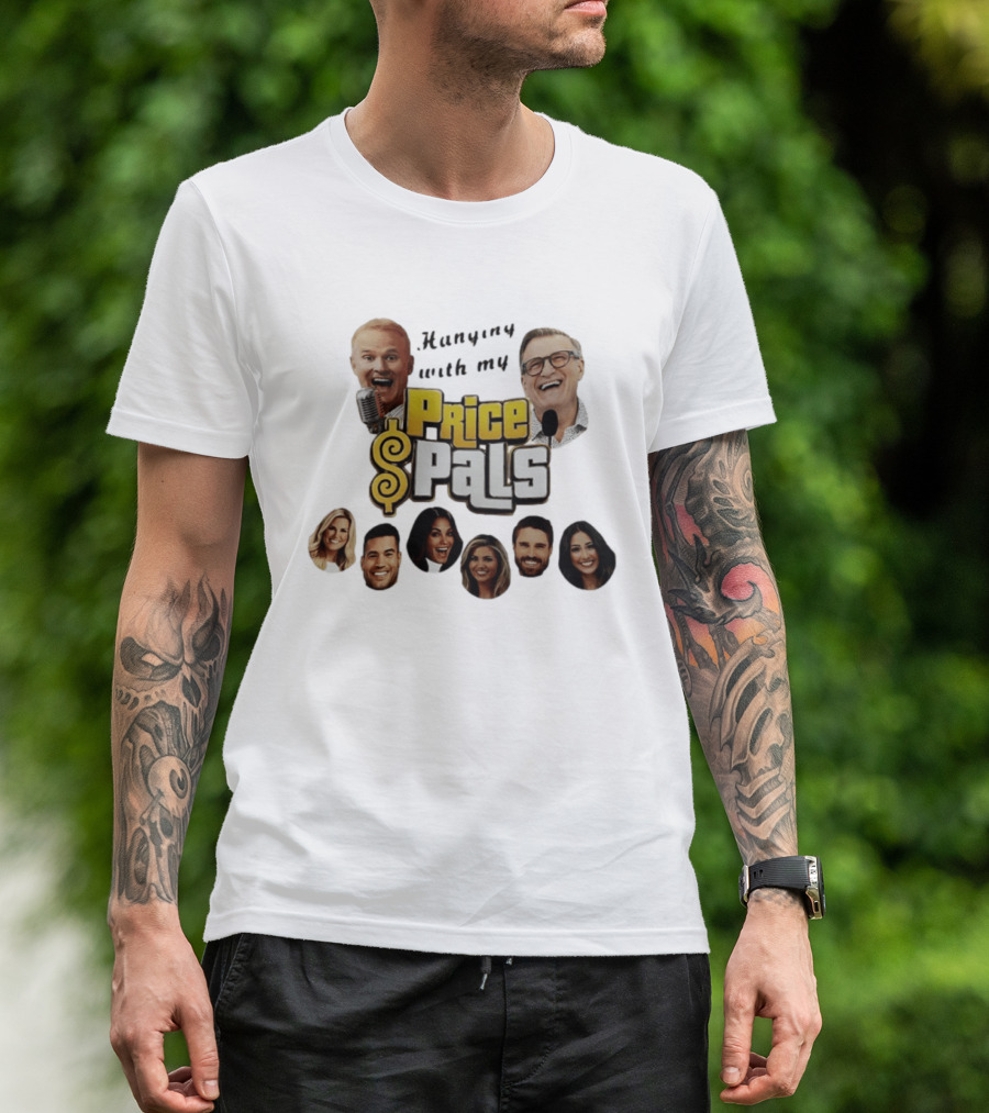Hanging With My Price Pals Vintage Game Show Host Friends T-Shirt