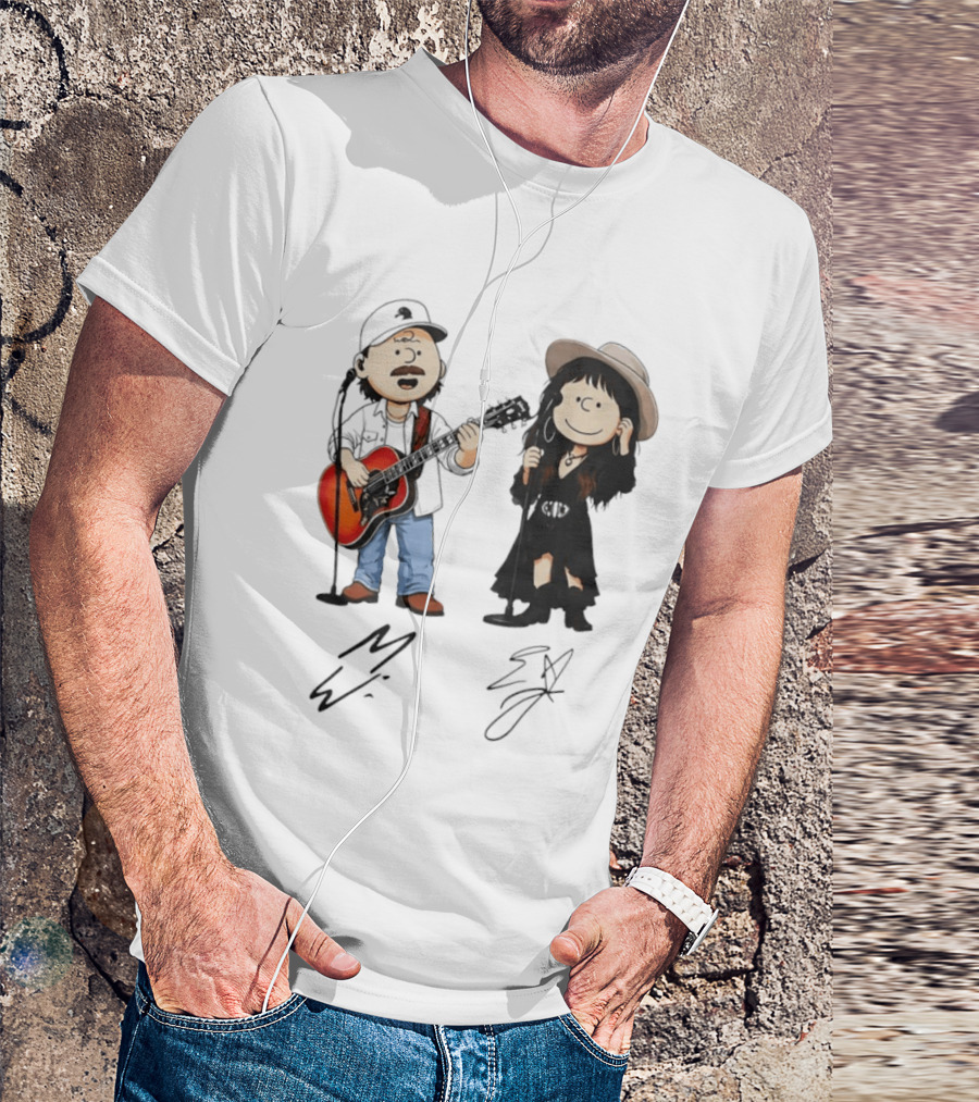 Morgan Wallen Lainey Wilson Peanuts Guitar Country Music T-Shirt