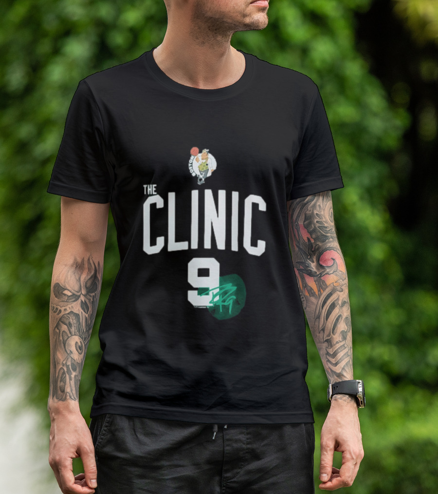 Boston Celtics The Clinic 9 Rajon Rondo Signature T-Shirt