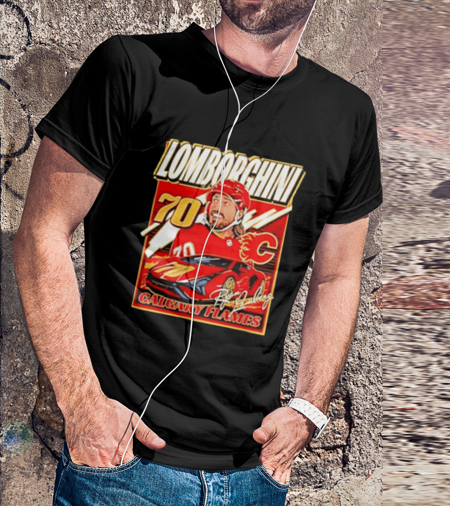 Lomborghini Ryan Lomberg 70 Calgary Flames T-Shirt