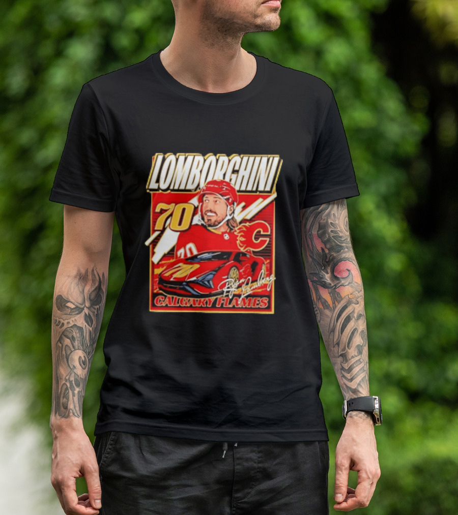 Lomborghini Ryan Lomberg 70 Calgary Flames T-Shirt