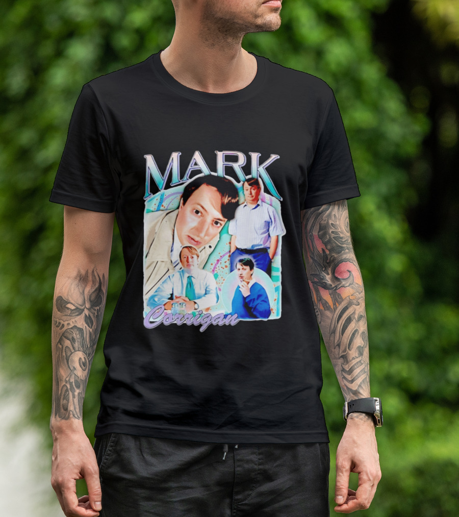 Mark Corrigan Peep Show Character Collage T-Shirt