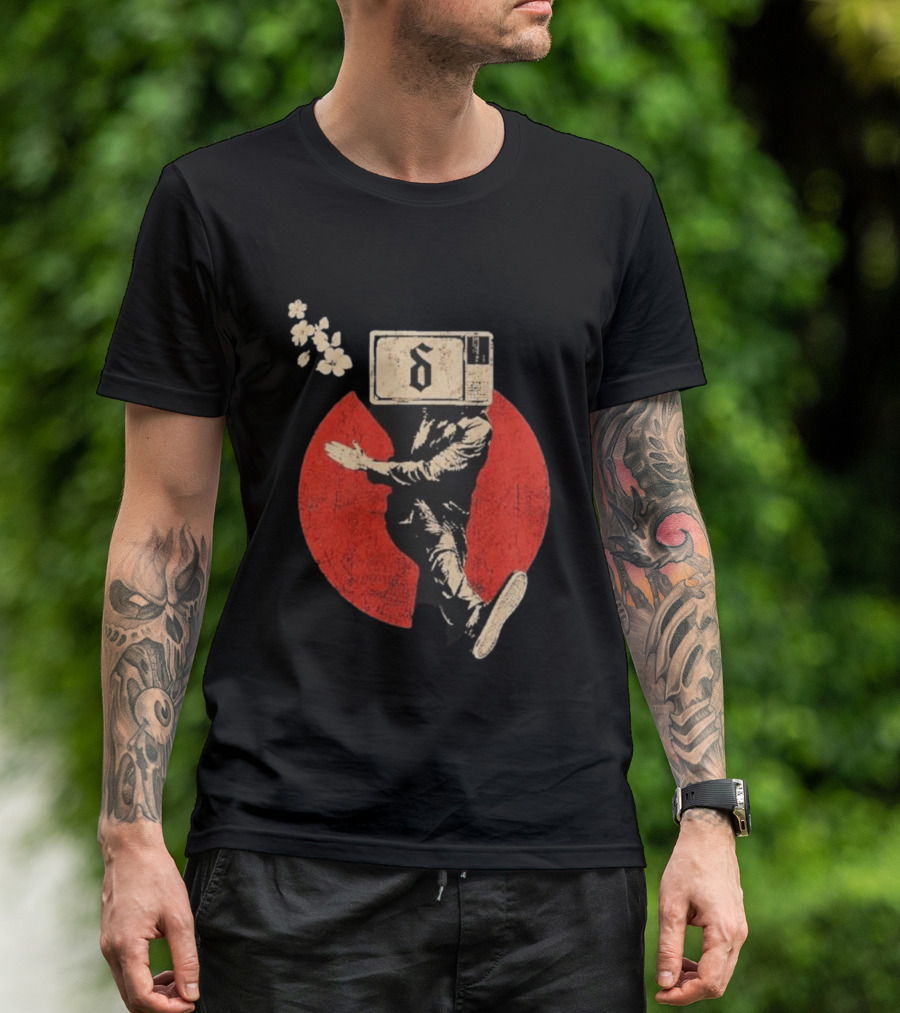 Shinedown Dance Kid Dance Act II 2026 Tour Television Head T-Shirt
