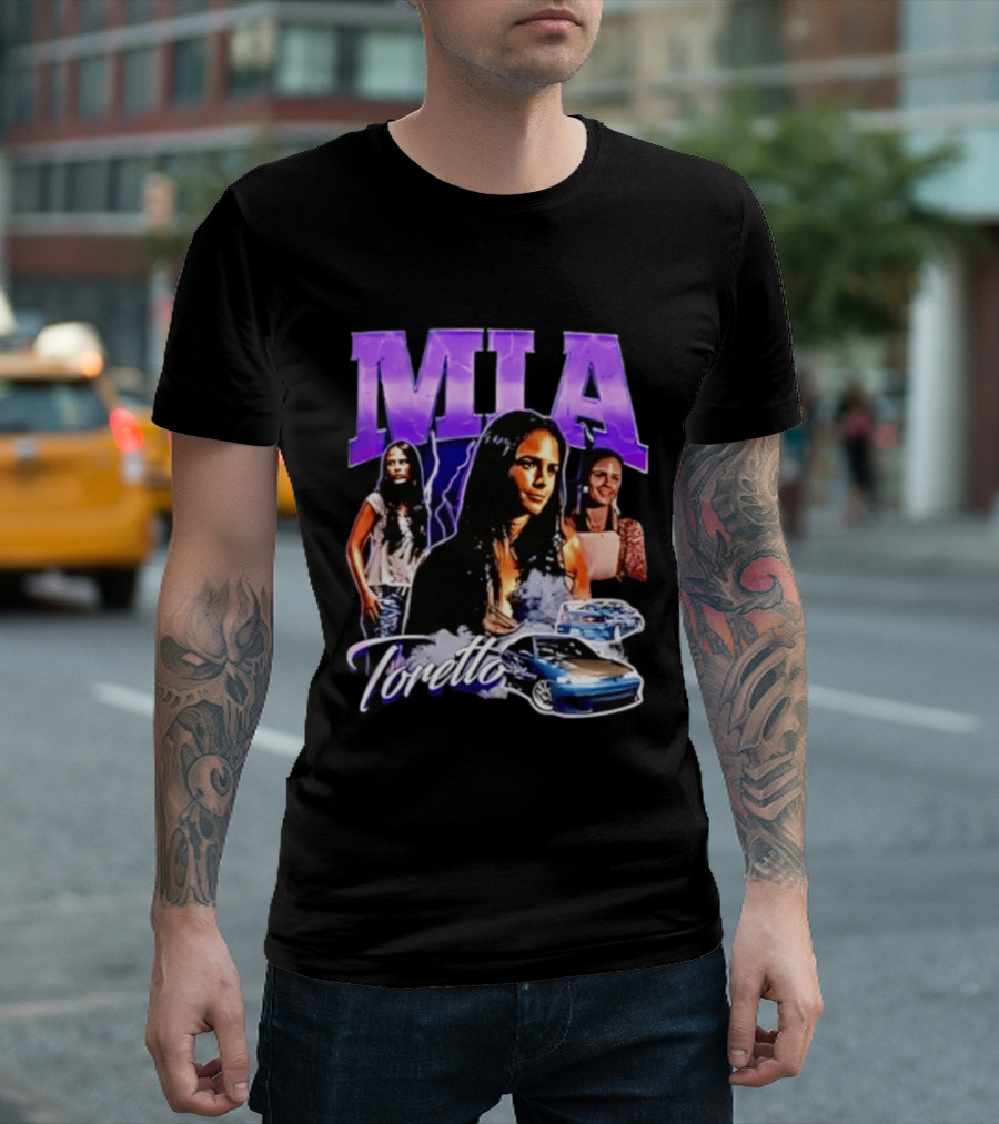 Mia Toretto Fast And Furious Movie Character Car Scene T-Shirt
