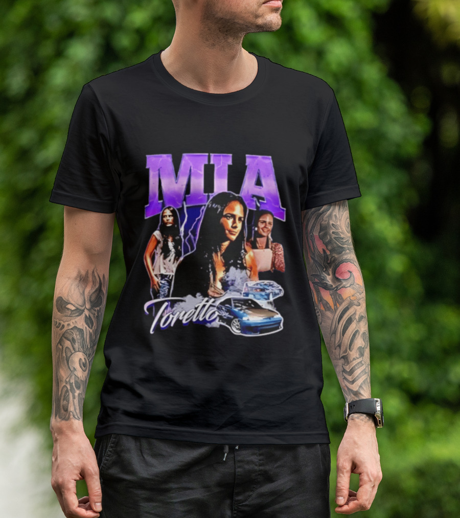 Mia Toretto Fast And Furious Movie Character Car Scene T-Shirt