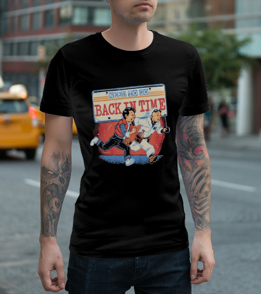 Need To Go Back In Time Retro Adventure T-Shirt