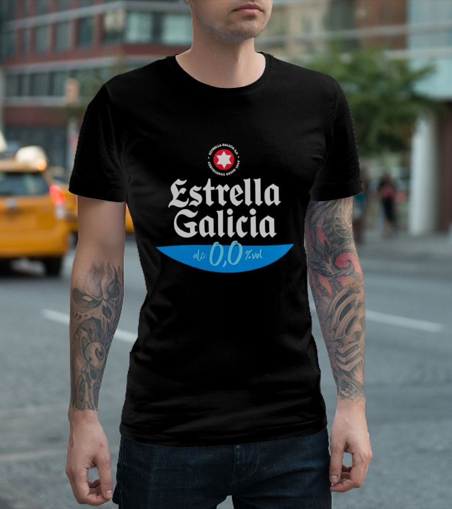 Estrella Galicia 0.0% Alc Alcohol Free T-Shirt