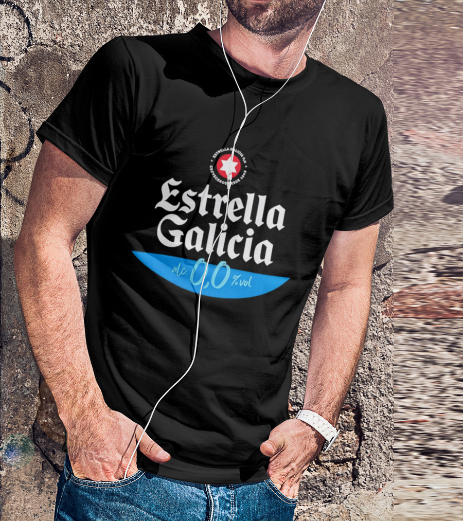 Estrella Galicia 0.0% Alc Alcohol Free T-Shirt