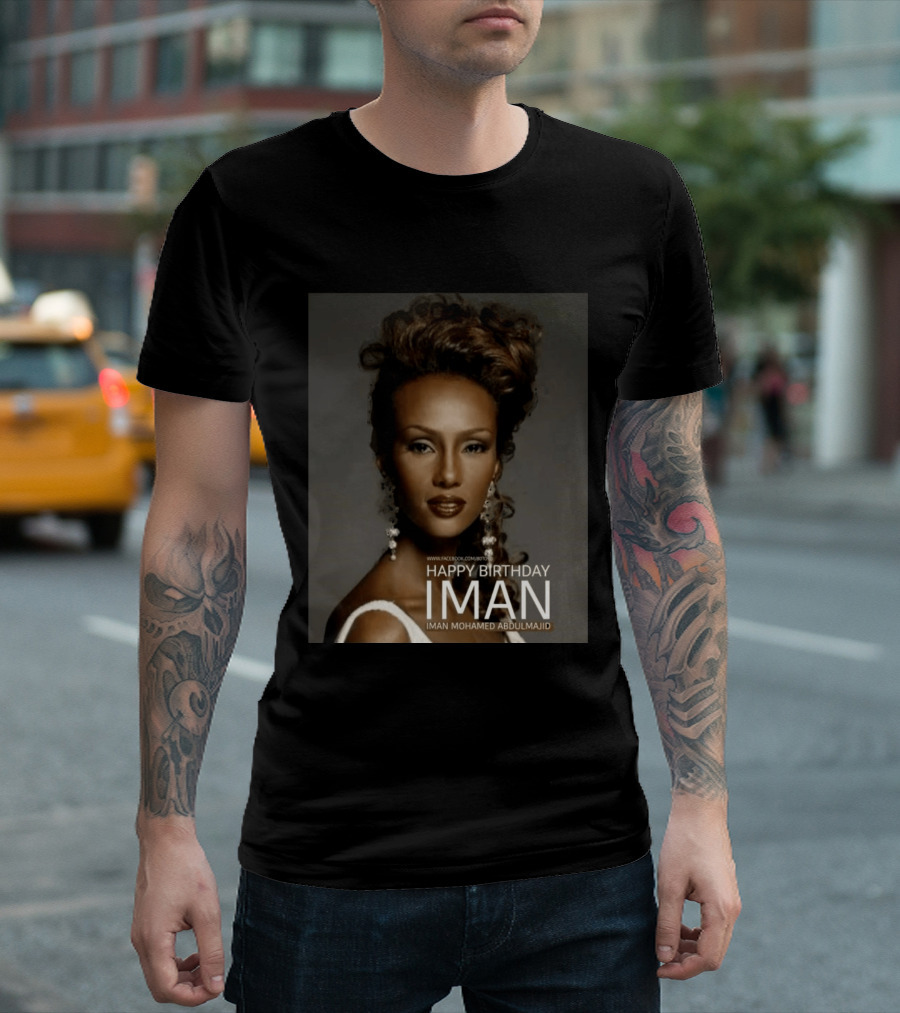 Happy Birthday Iman Mohamed Abdulmajid Celebration T-Shirt