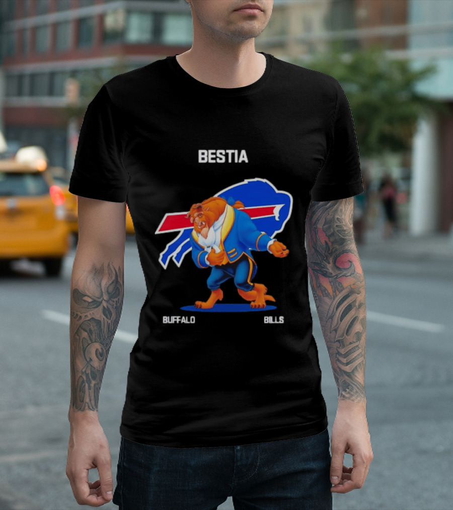 Buffalo Bills Beastia Cartoon T-Shirt