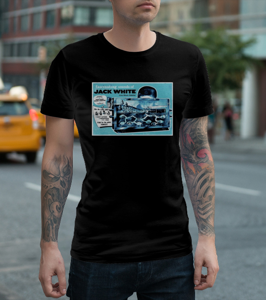 Fascinating Sounds Of Jack White Live Music Habitat Pine Knob Music Theatre 2026 T-Shirt