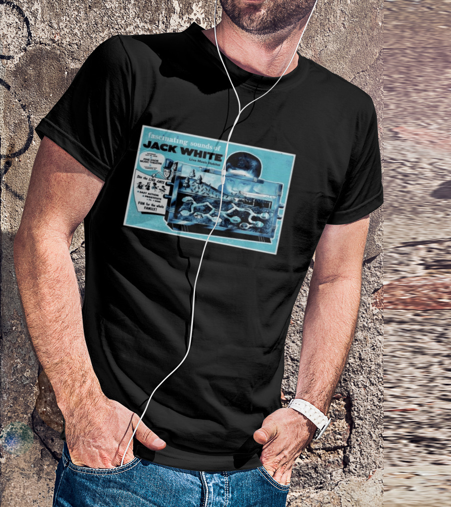 Fascinating Sounds Of Jack White Live Music Habitat Pine Knob Music Theatre 2026 T-Shirt