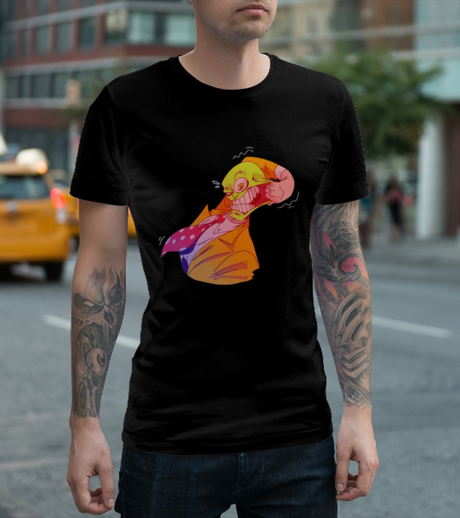 The Mask Dark Horse Comics Face Stretch Iconic Character Pose T-Shirt