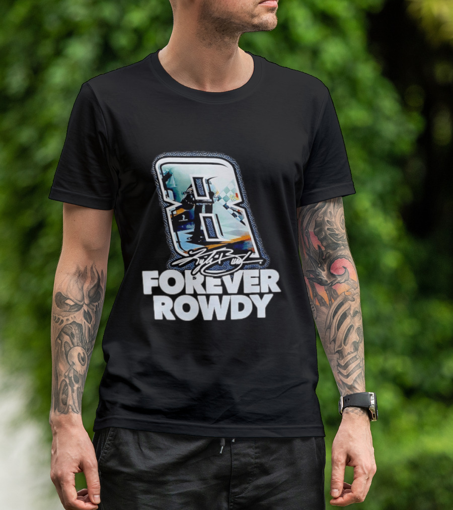 KFB 8 Forever Rowdy NASCAR Racing Plaid T-Shirt