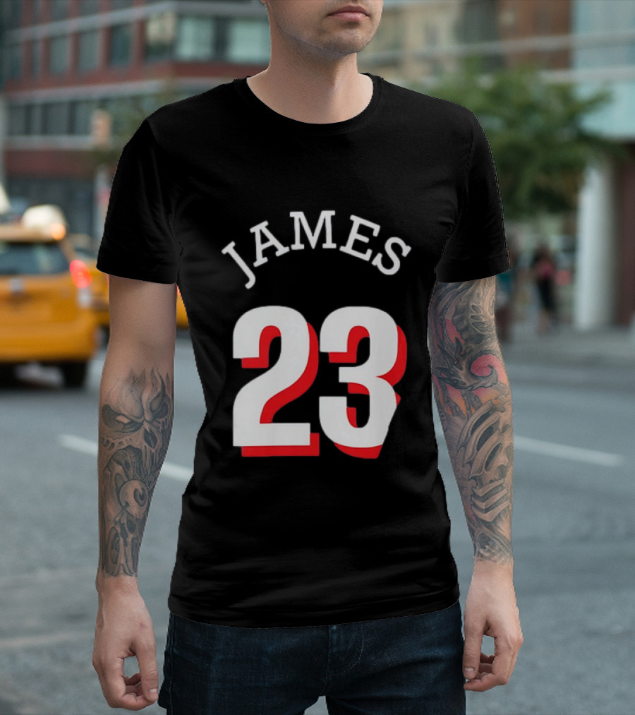 LeBron James 23 Jersey Philadelphia 76ers T-Shirt