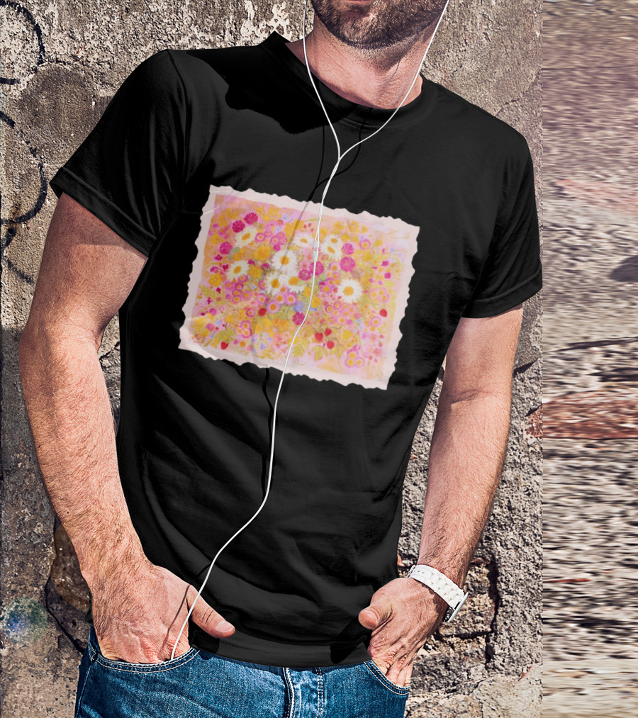 Weeds Are Flowers Too A A Milne Floral Painting With Colorful Blossoms T-Shirt