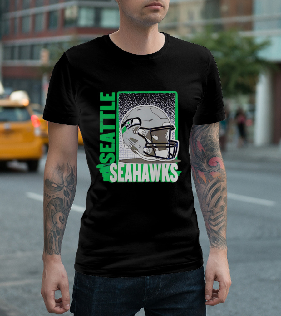 Seattle Seahawks Helmet NFL Football Team Gear T-Shirt