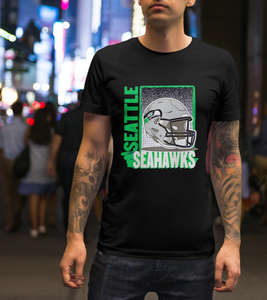 Seattle Seahawks Helmet NFL Football Team Gear T-Shirt