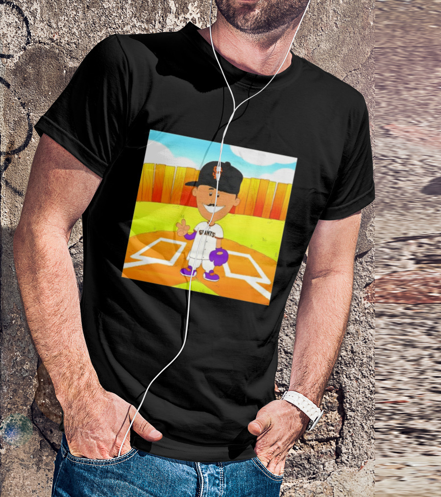Willy Adames San Francisco Giants Cartoon Player T-Shirt