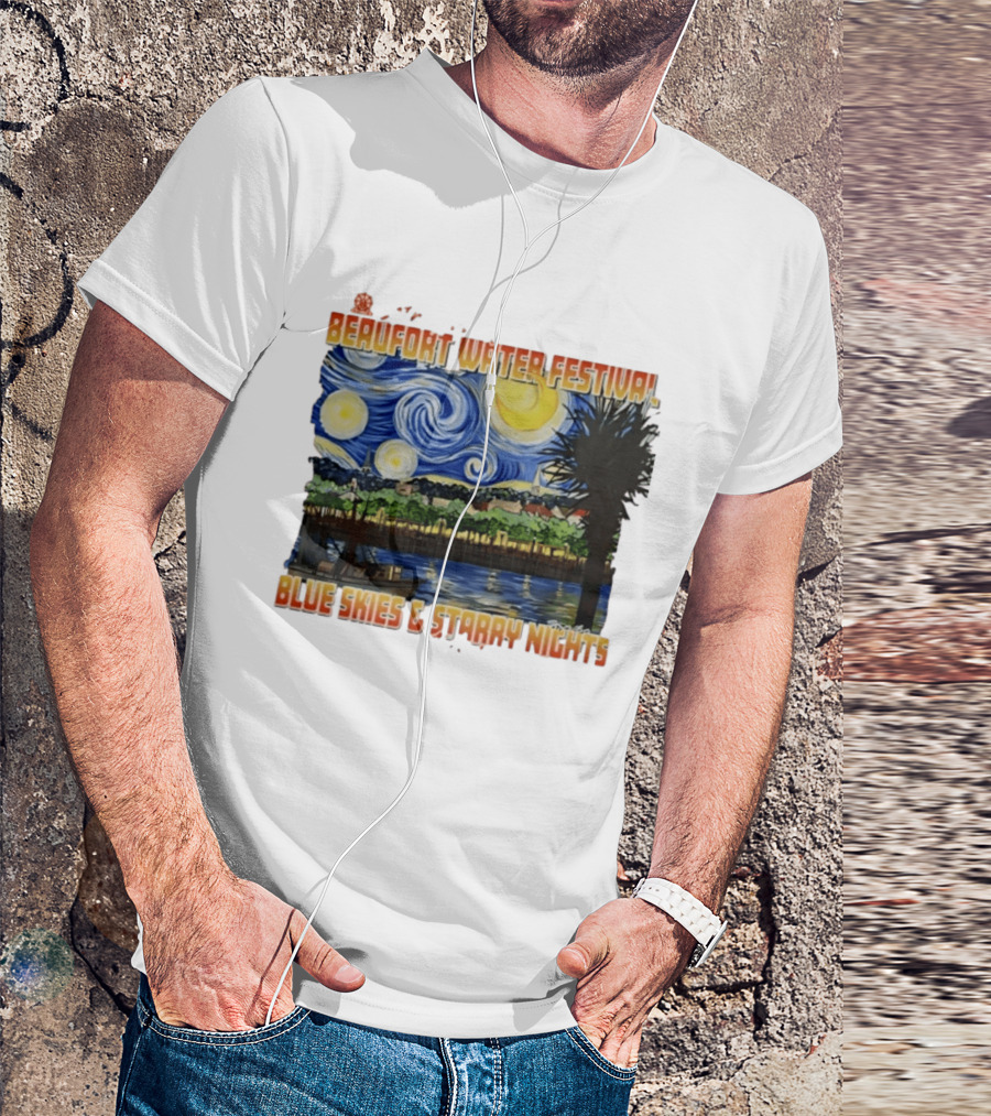 69th Annual Beaufort Water Festival Blue Skies And Starry Nights T-Shirt