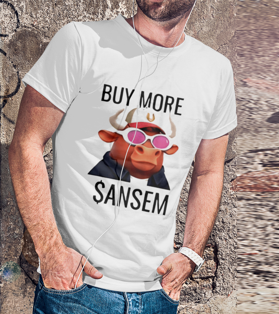 BUY MORE SANSEM Crypto Bull Finance T-Shirt