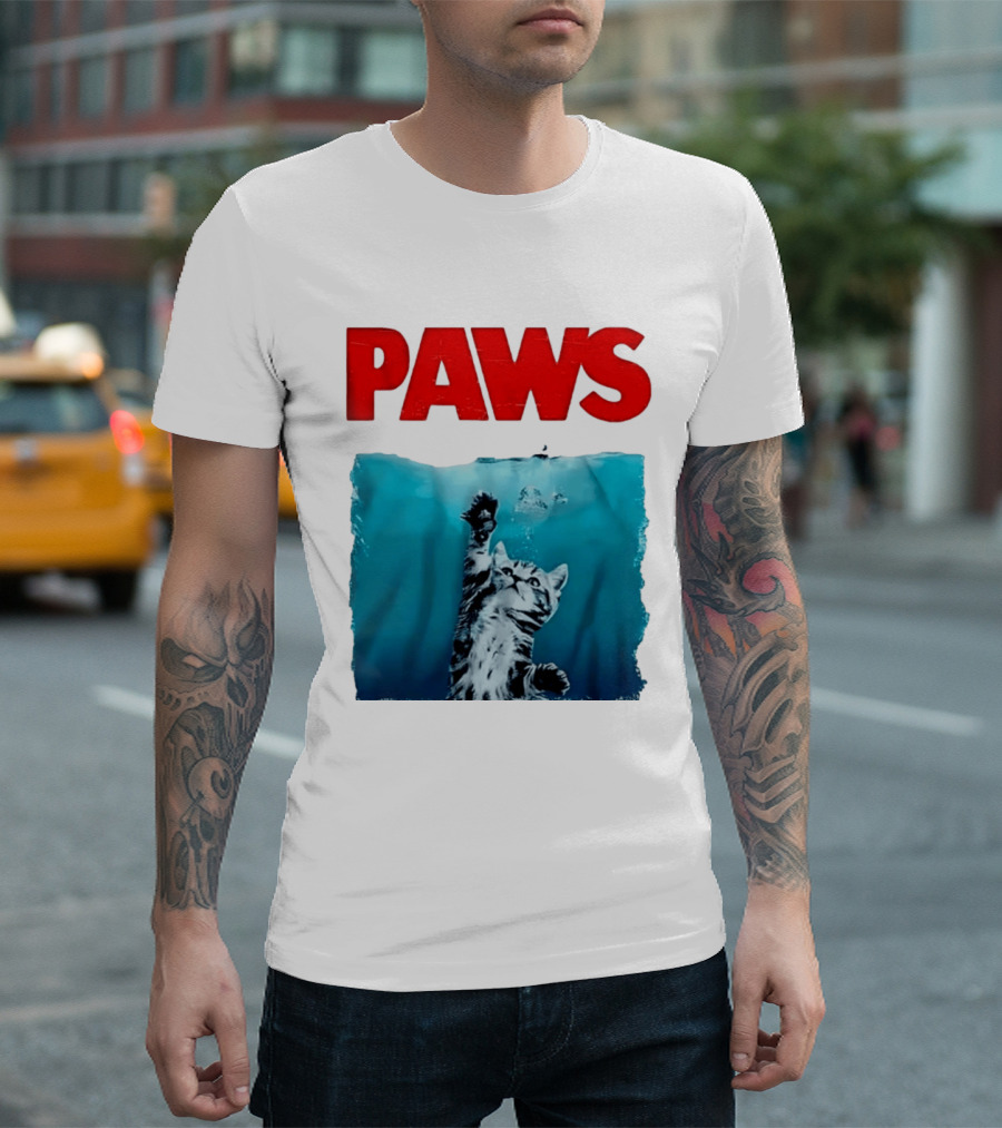 PAWS Cat Kitten Jaws T-Shirt
