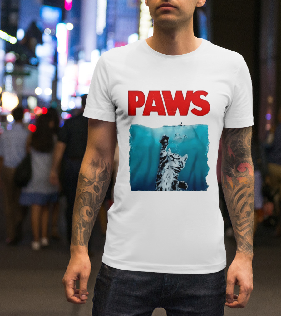 PAWS Cat Kitten Jaws T-Shirt