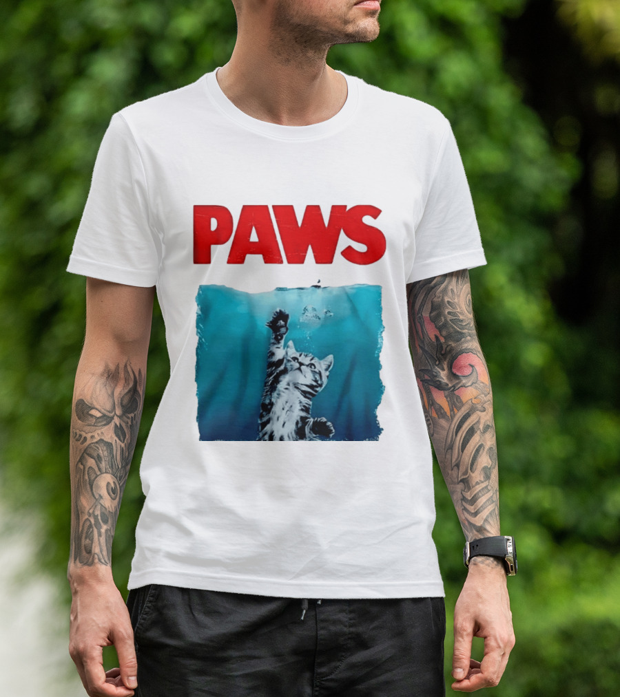 PAWS Cat Kitten Jaws T-Shirt