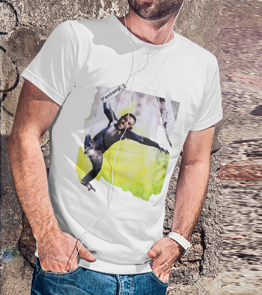 Chadwick Boseman Fentanyl Monkey T-Shirt