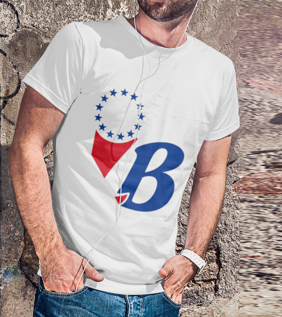 Chinatown Market Store Let Brotherly Love Philadelphia B Icon Circle Stars T-Shirt