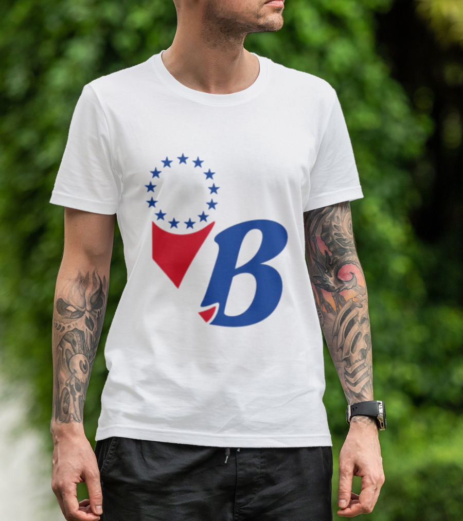 Chinatown Market Store Let Brotherly Love Philadelphia B Icon Circle Stars T-Shirt
