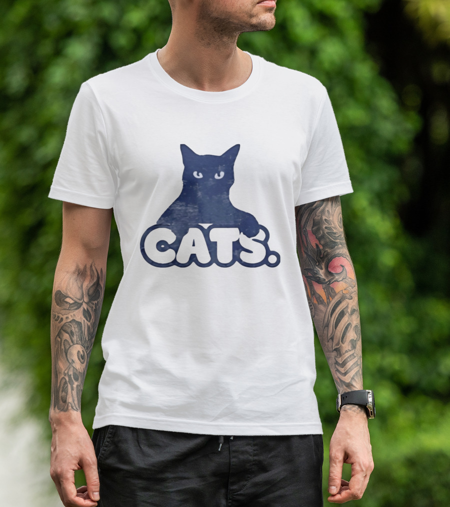 Distressed Vintage Cats Feline Kitten Pet T-Shirt