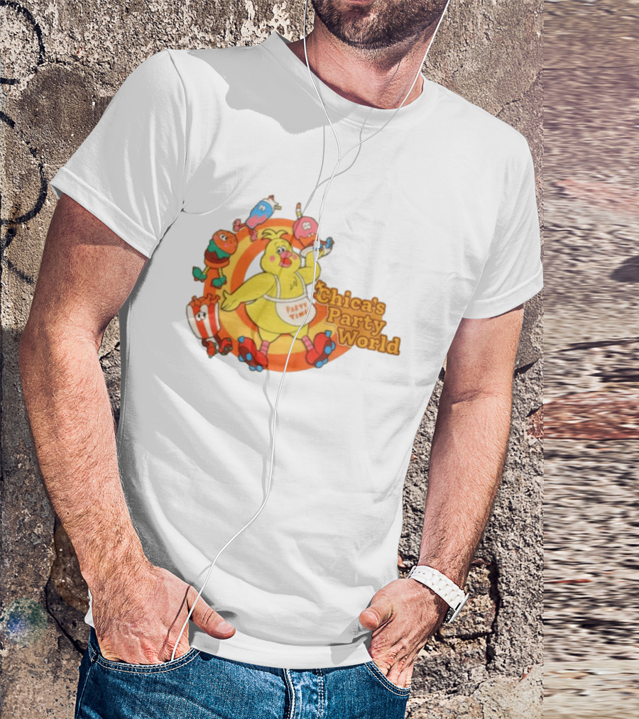 Hex Store Hex X Fnaf Chica's Party World Secret Of The Mimic 2 Party Time T-Shirt
