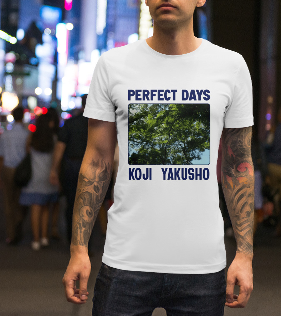 Perfect Days Koji Yakusho Forest Scene T-Shirt
