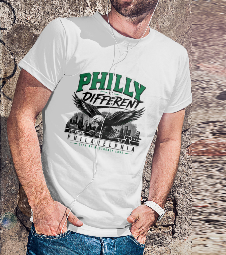 Philly Is Different Philadelphia Eagles City Of Brotherly Love T-Shirt